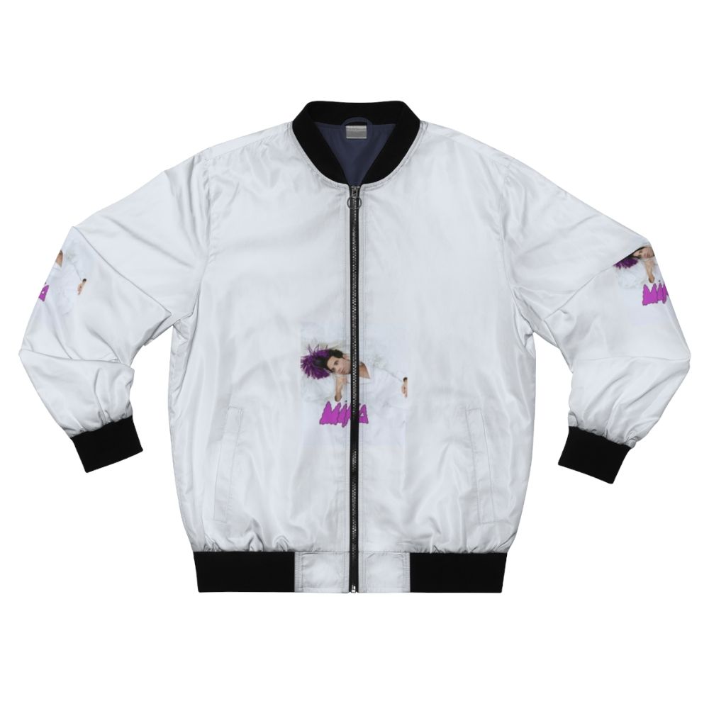 MIKA Bomber Jacket featuring summer festival inspired design