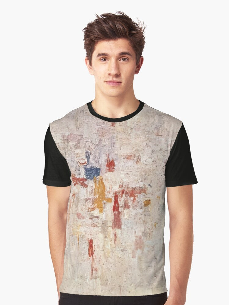 Philip Guston abstract expressionist painting "Painting No. 9 1952" printed on a graphic t-shirt - Men