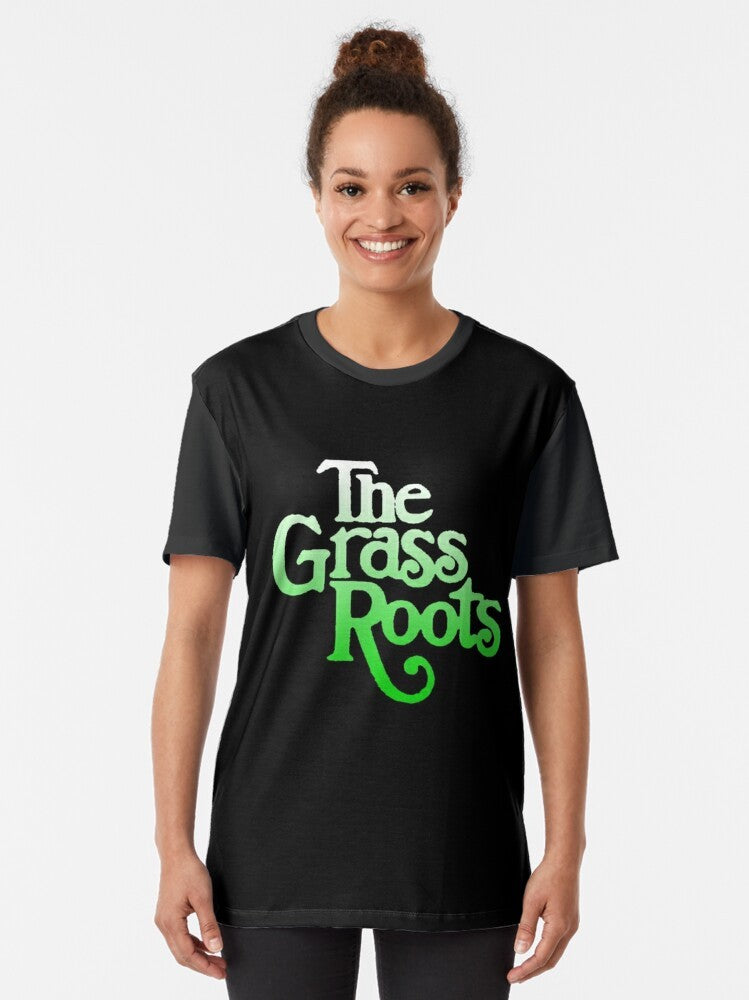 The Best Logos Band Favorite The Grass Roots Graphic T-Shirt - Women