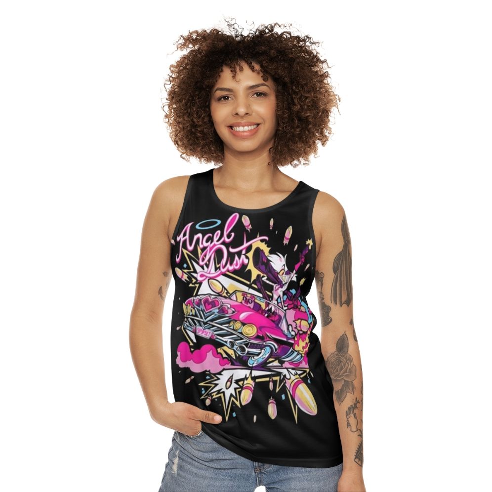 Hazbin Hotel Angel Dust Unisex Tank Top - women