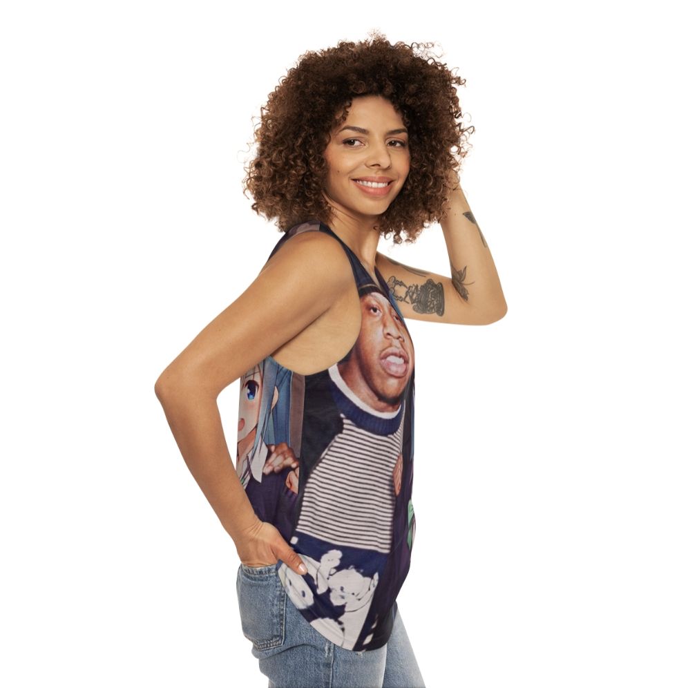 Jay Z x Aqua Anime Unisex Tank Top - women side