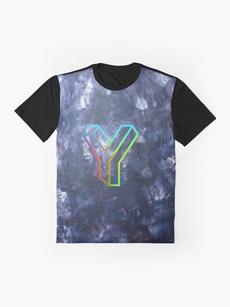 "Years & Years Olly Alexander Indie Pop Graphic T-Shirt" - Flat lay