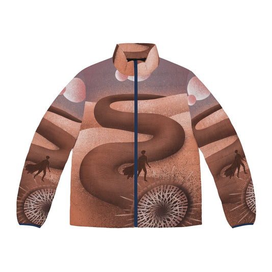 Dune Sandrider Puffer Jacket featuring desert-inspired design