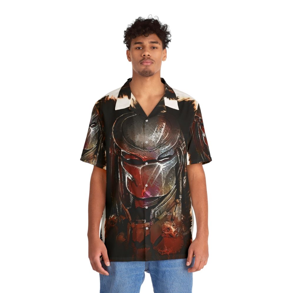 Predator The Hunt Is On Hawaiian Shirt - People Front