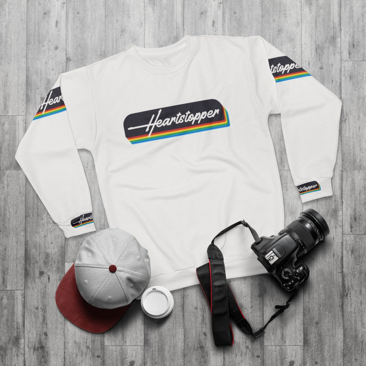 Heartstopper Pride Sweatshirt - flat lay