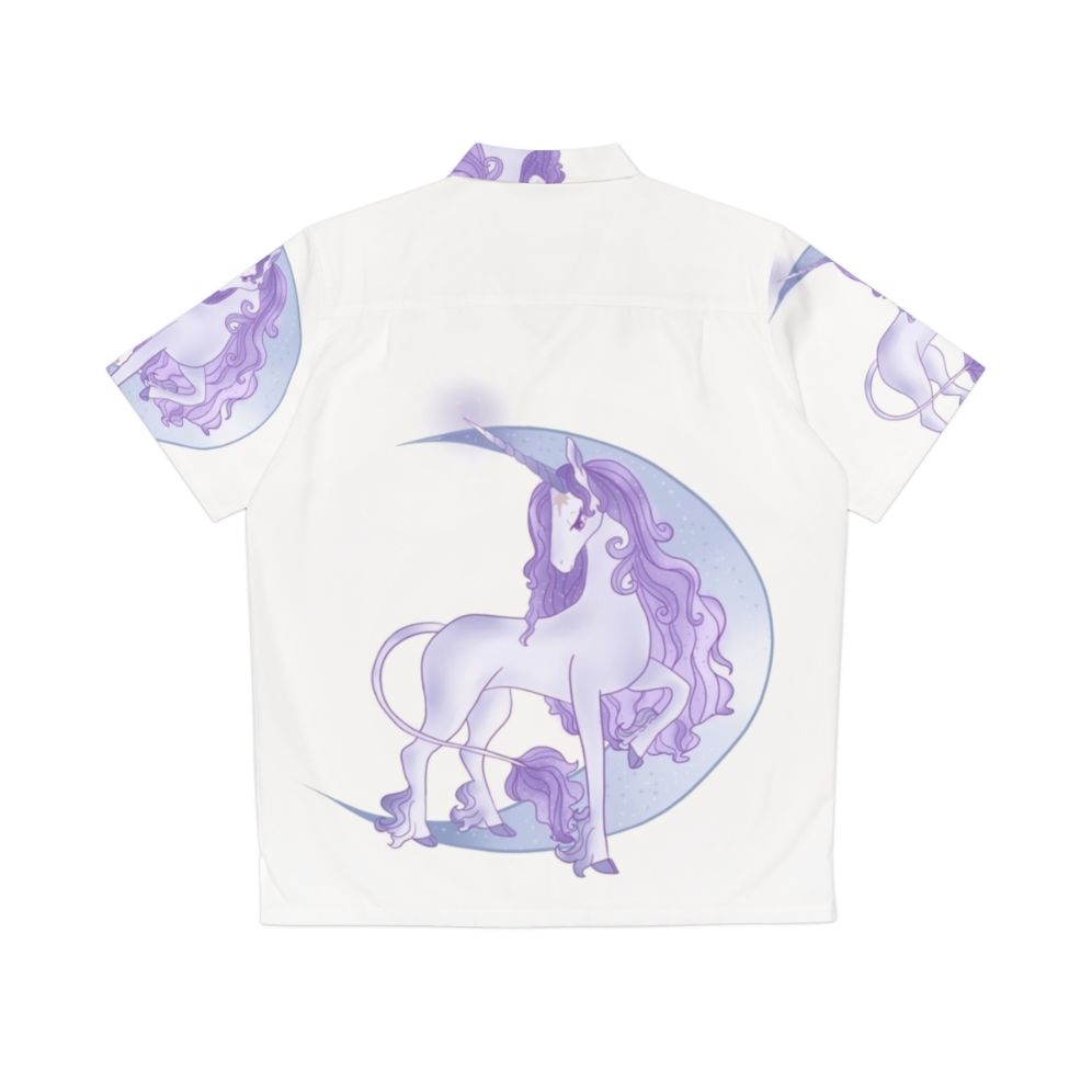 Magical unicorn moon Hawaiian shirt - Back