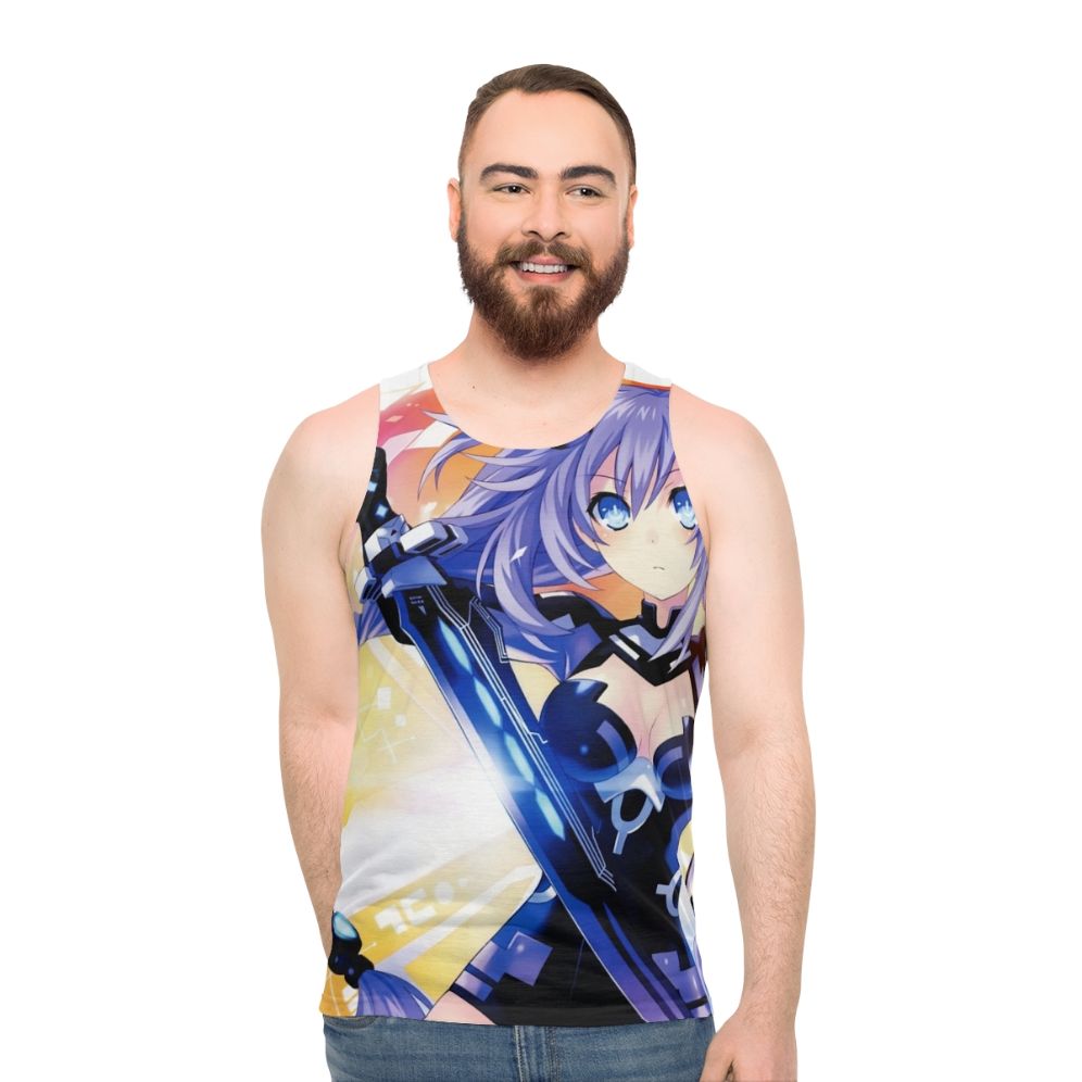 Neptunia U Unisex Anime Tank Top - men