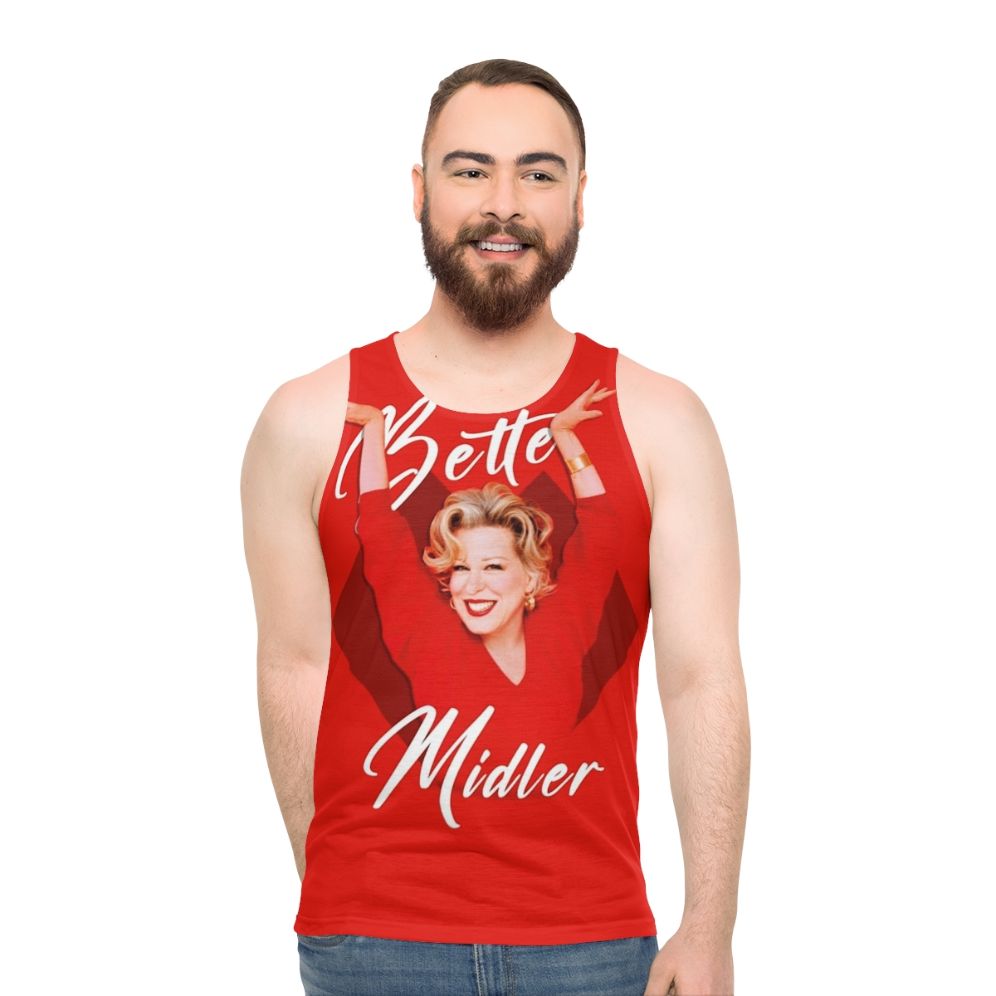 Bette Midler Divine Miss M Unisex Tank Top - men