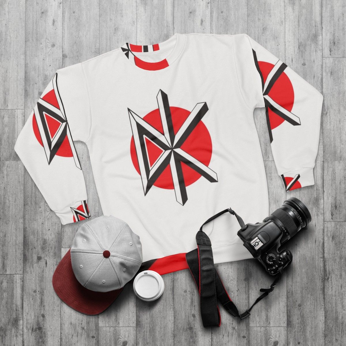 Dead Kennedys Classic Punk Rock Sweatshirt - flat lay