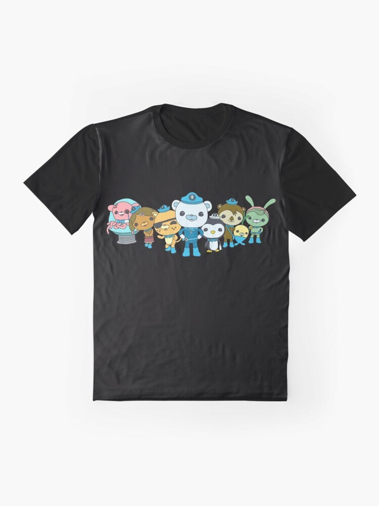 Octonauts Kids Graphic T-Shirt featuring cool sea creatures and characters from the popular TV show - Flat lay