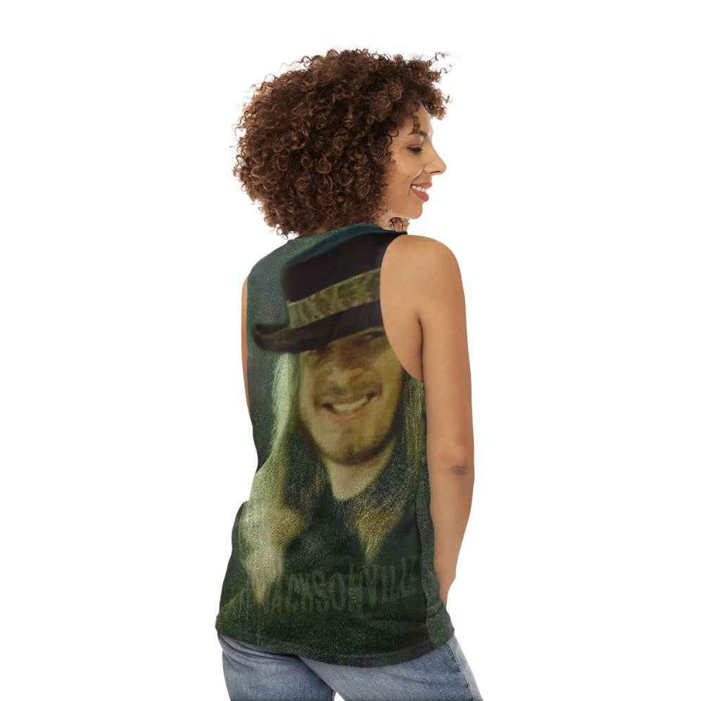 Ronnie Van Zant Lynyrd Skynyrd Unisex Tank Top - women back