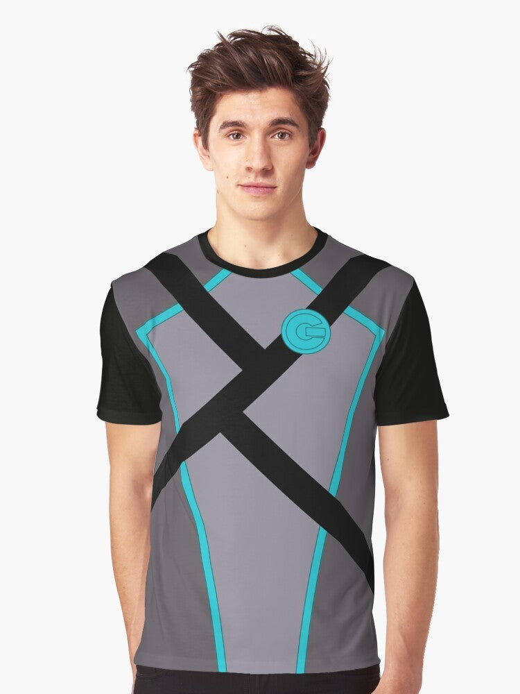 Agent 37 Nightwing graphic t-shirt with character design - Men