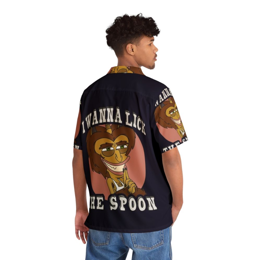 Big Mouth Netflix Hormone Monster Hawaiian Shirt - People Back