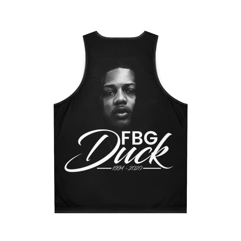 Unisex Rip Fgb Duck Memorial Tank Top - Back