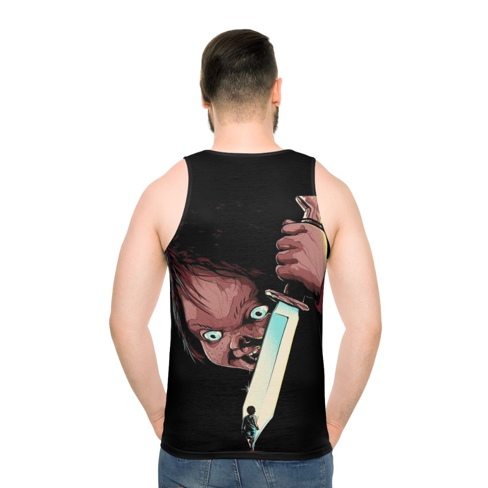 Chucky Horror Unisex Tank Top - men back