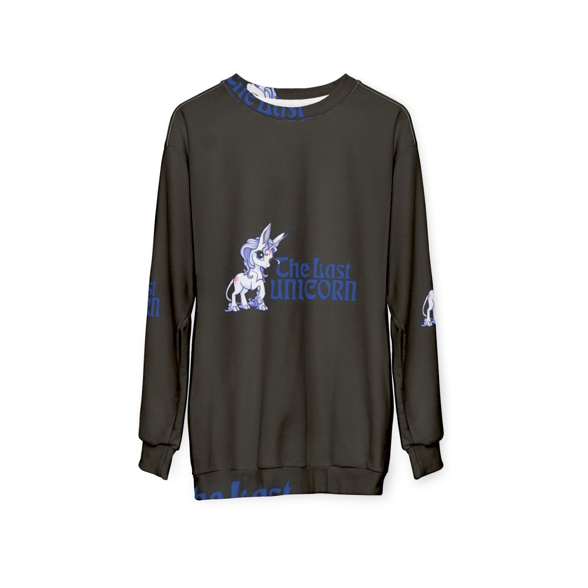 The Last Unicorn Anime Sweatshirt - hanging