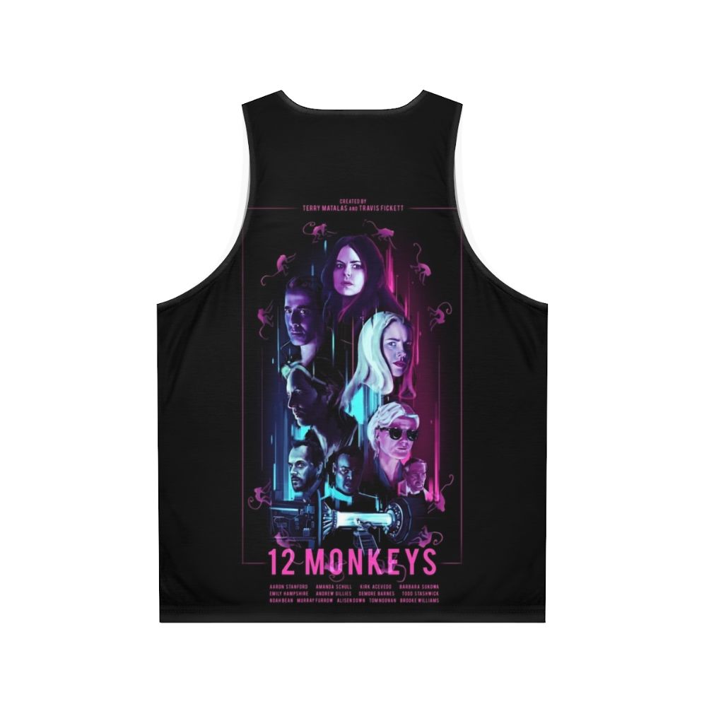 12 Monkeys Unisex Graphic Tank Top - Back