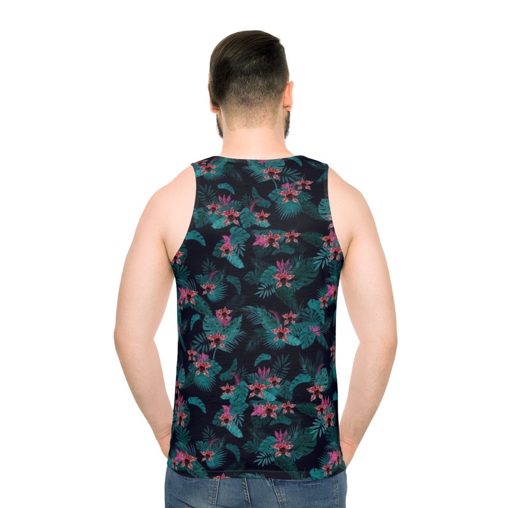 Tropical Demogorgon Unisex Tank Top - men back