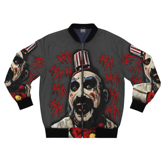 Captain Spaulding Bomber Jacket with horror movie and cult classic imagery