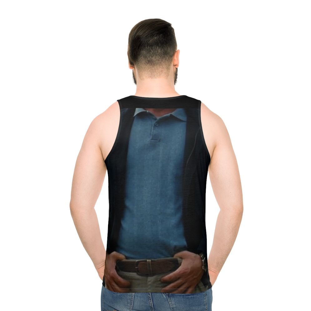 Unisex CIA Inspired Tank Top - men back