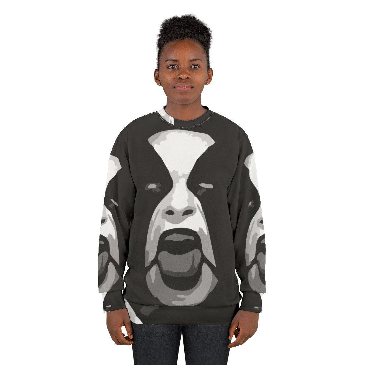 Black Metal Abbath Band Sweatshirt - women