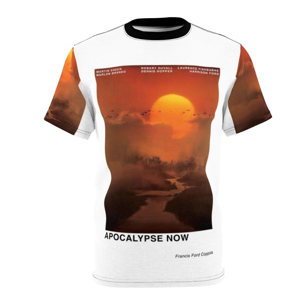 Minimalist t-shirt design inspired by the cult film "Apocalypse Now" by Francis Ford Coppola