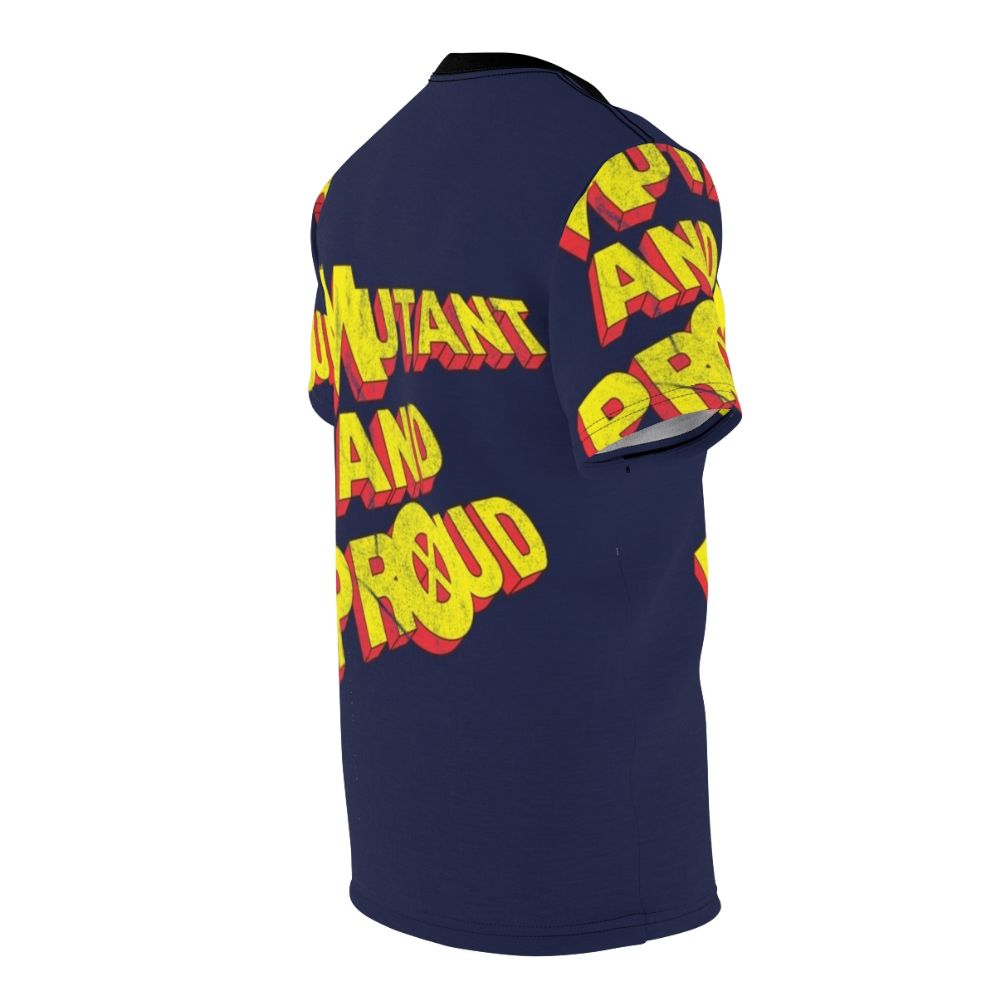 Mutant Pride Superhero T-Shirt featuring a bold graphic design - men right