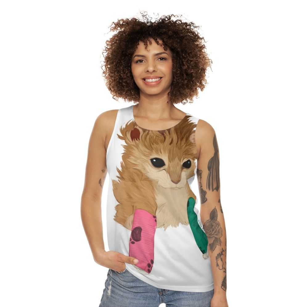 Bonkers Cat Lover Unisex Tank Top - women