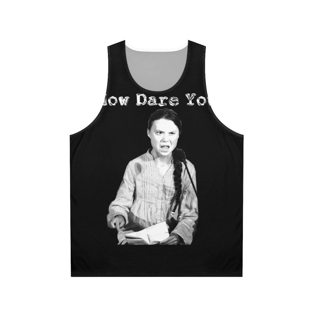 Greta Thunberg Climate Change Unisex Tank Top