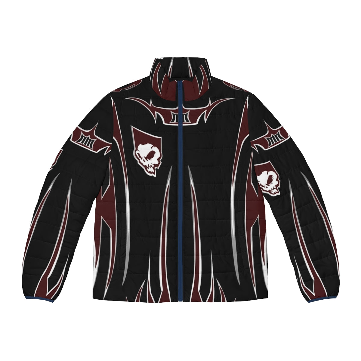 Spinebuster Puffer Jacket, a stylish and warm winter jacket featuring Hot Wheels Acceleracers design elements