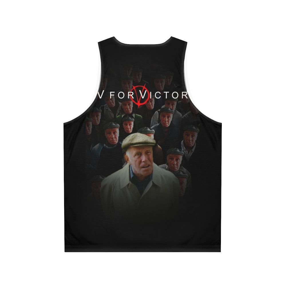 Unisex V For Victor Funny Tank Top - Back