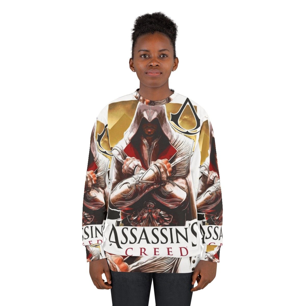 Assassins Creed Sweatshirt featuring the iconic Assassins Creed logo - women