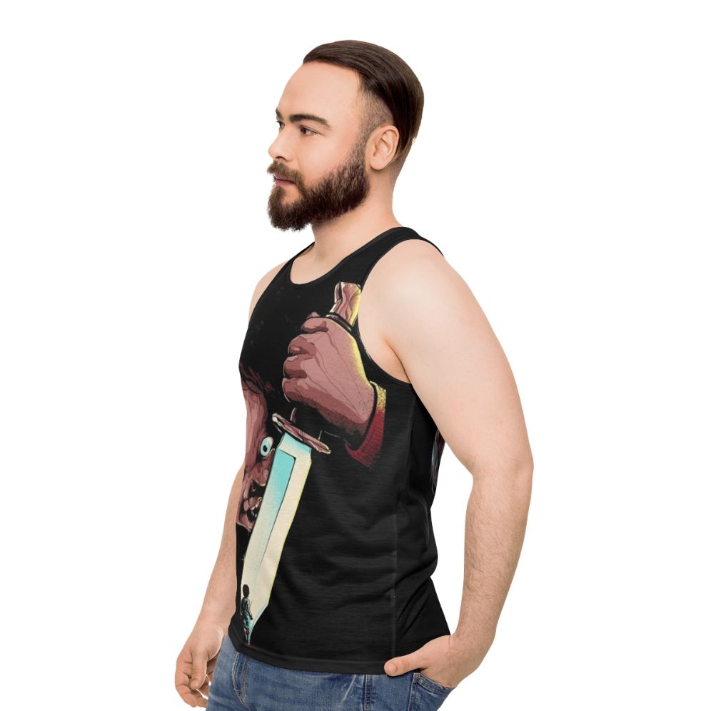 Chucky Horror Unisex Tank Top - men side