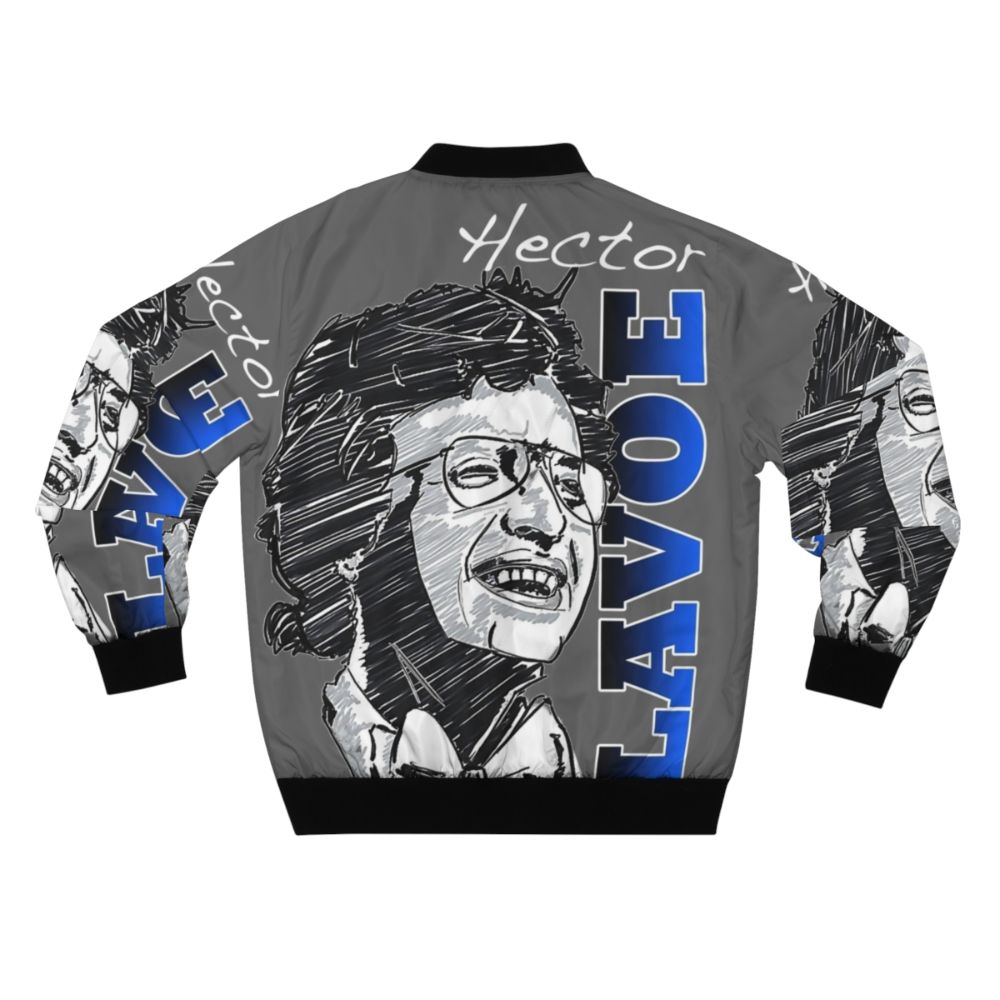 Hector Lavoe Vintage Bomber Jacket - Salsa Singer Style - Back