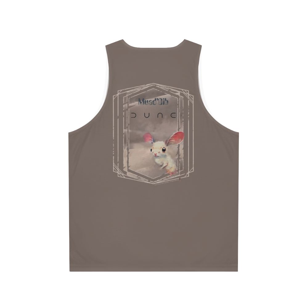 Dune Sand Mouse Unisex Tank Top - Back