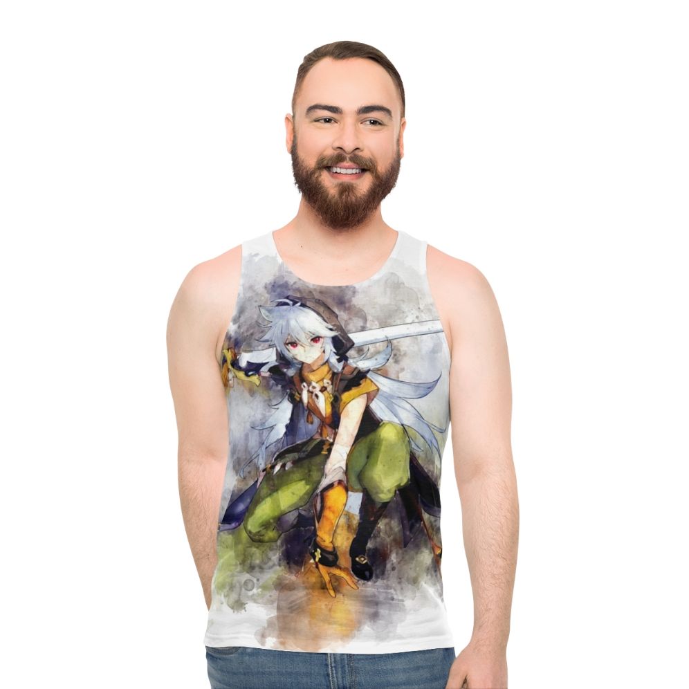 Genshin Impact Razor Unisex Anime Tank Top - men