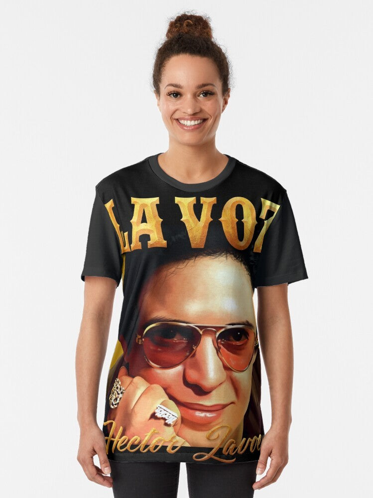 Hector Lavoe 'La Voz' Puerto Rico Graphic T-Shirt - Women