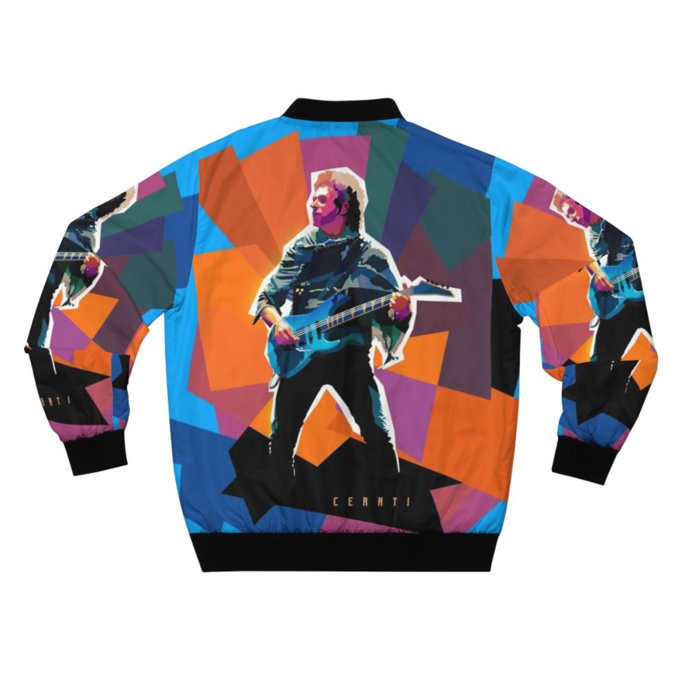 Gustavo Cerati Low Poly Bomber Jacket - Back