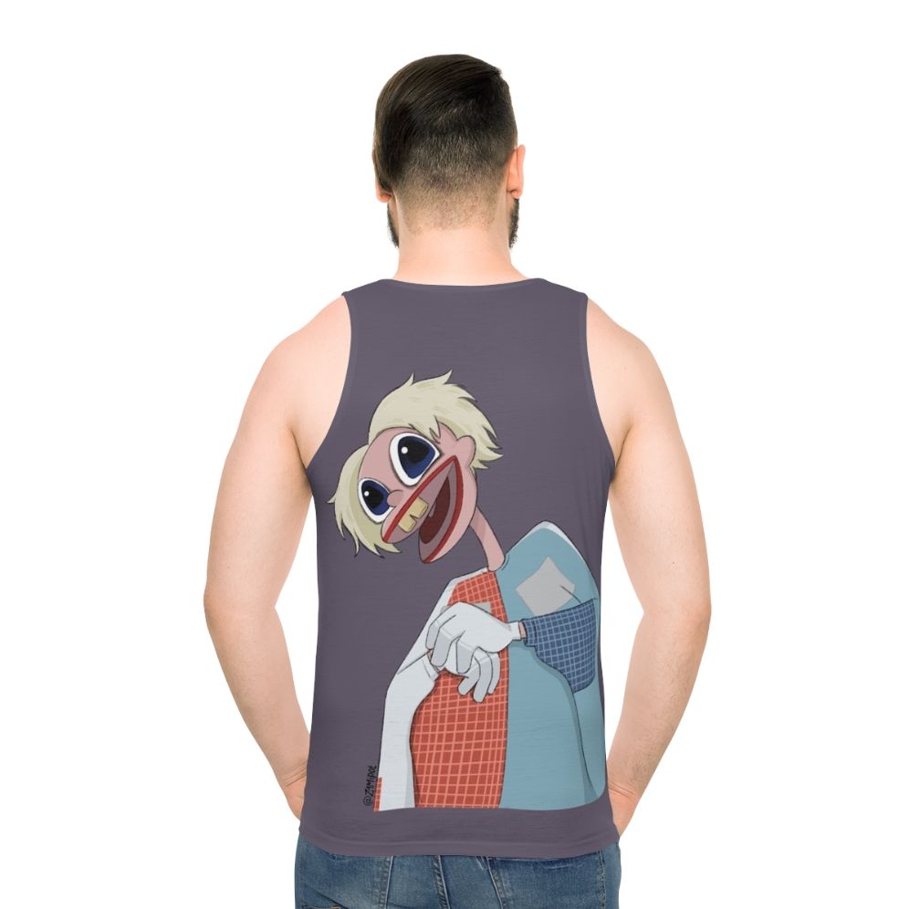 Creepy Ratafak Plachta Unisex Tank Top - men back