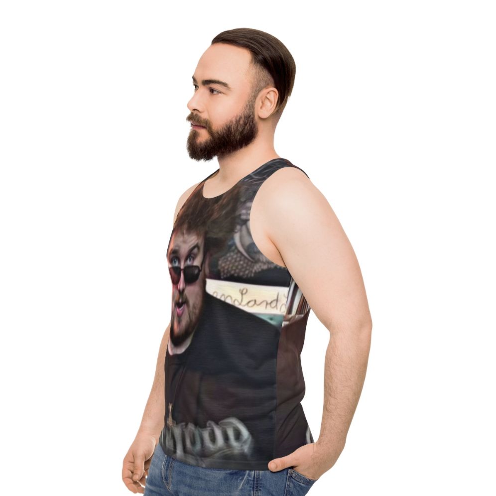 Drachenlord Rainer Winkler German Youtuber Heavy Metal Fan Meme Tank Top - men side