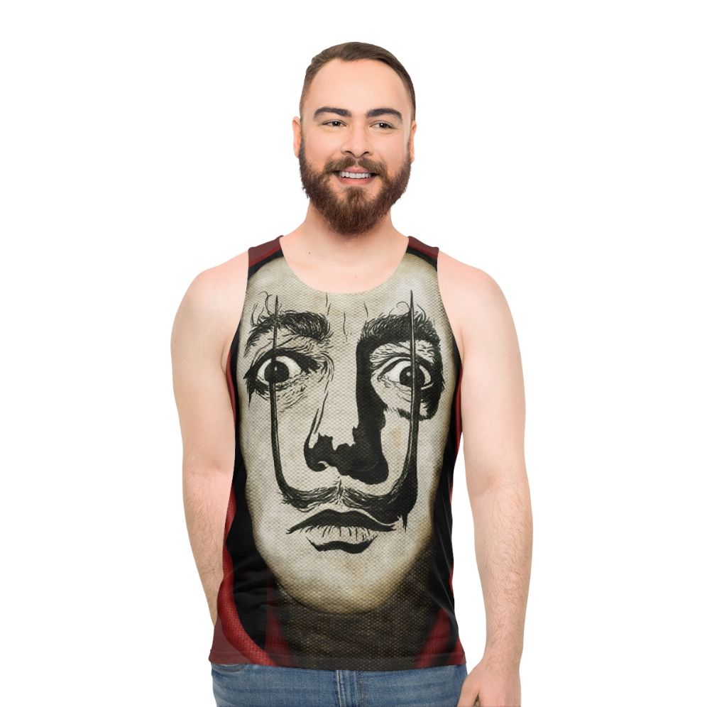 Dali from Money Heist Unisex Tank Top - men