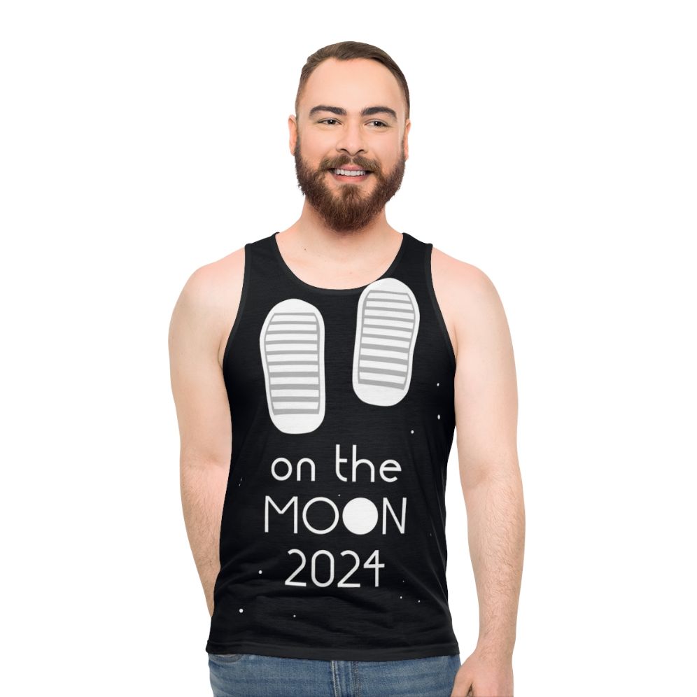 Space Force 'Boots On The Moon' Unisex Tank Top - men