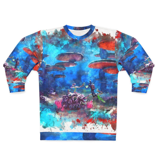 Subnautica underwater survival video game themed sweatshirt