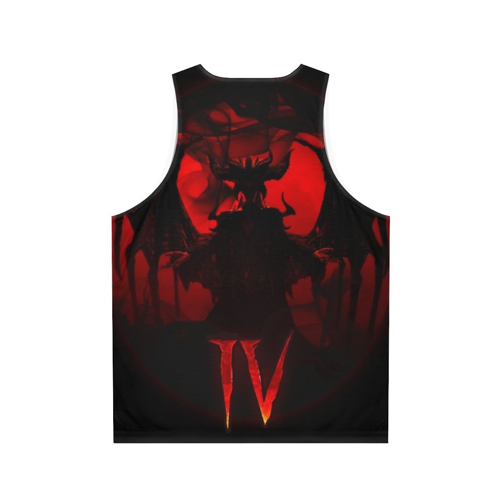 Diablo 4 Lilith Unisex Tank Top - Back