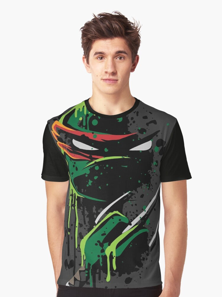 TMNT Raphael "Cowabunga" Graphic T-Shirt - Men