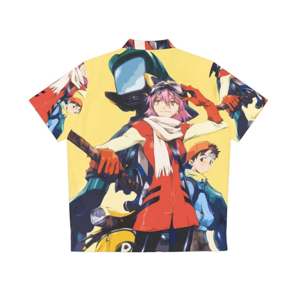 FLCL Anime Hawaiian Shirt - Back