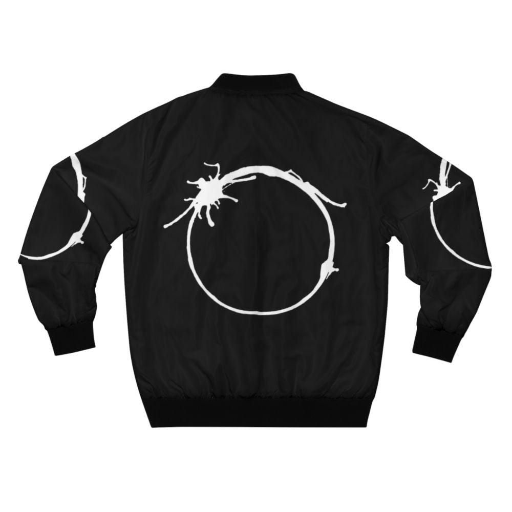 Arrival Heptapod Alien Bomber Jacket with Calligraphy Symbols - Back