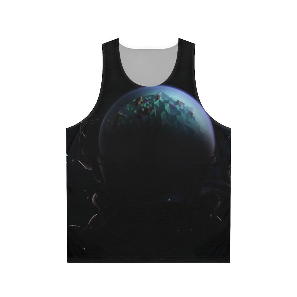 Astroneer unisex tank top with space-themed design