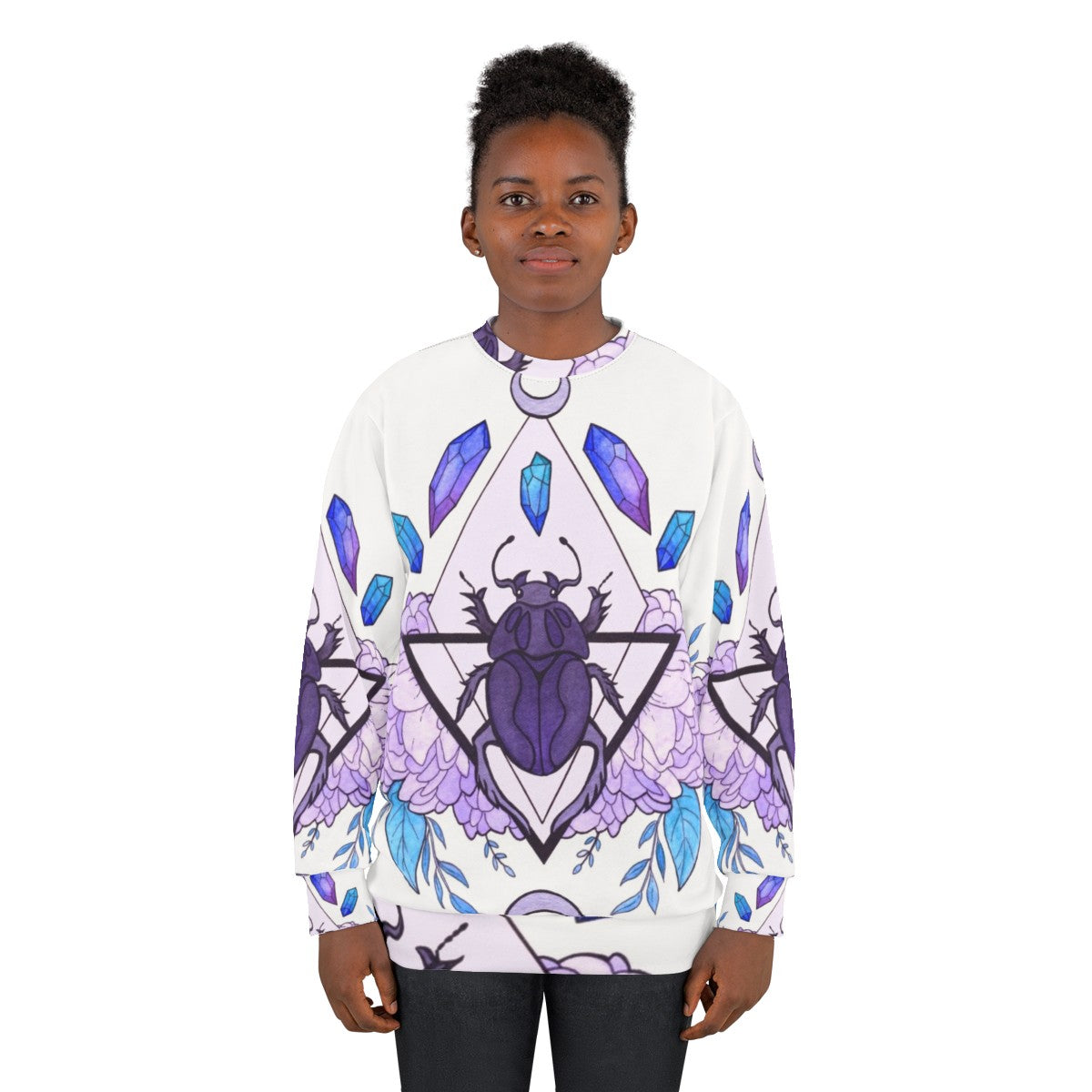 Scarab Queen Nikury Sweatshirt - Occult Inspired Witchy Apparel - women