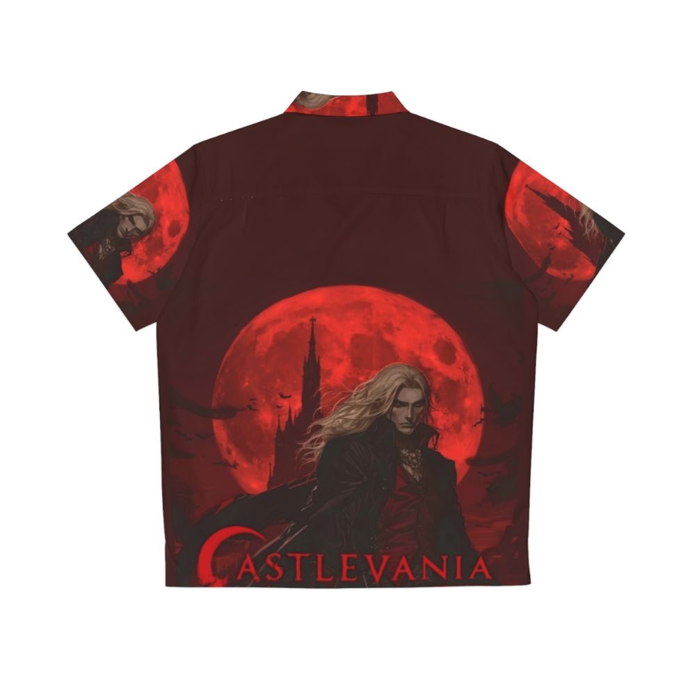 Alucard Castlevania Netflix Fan Art Hawaiian Shirt - Back